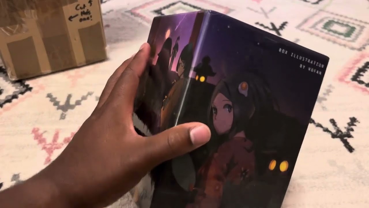 Bakemonogatari light novel series 1 collectors box set unboxing!