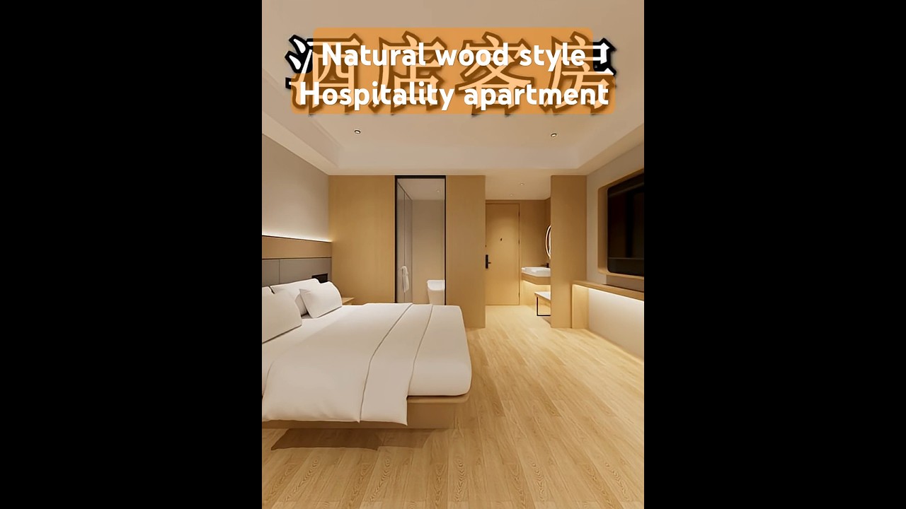 Best Hotelroom Interior design Fixture wall panel with Cabinet and Bedroom Furniture #hotelfurniture