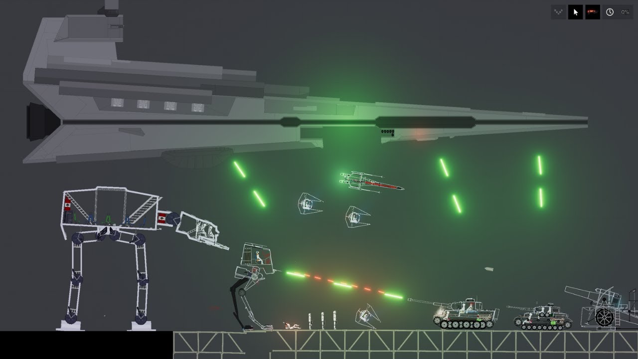 Star Wars VS WWII Tanks-People Playground