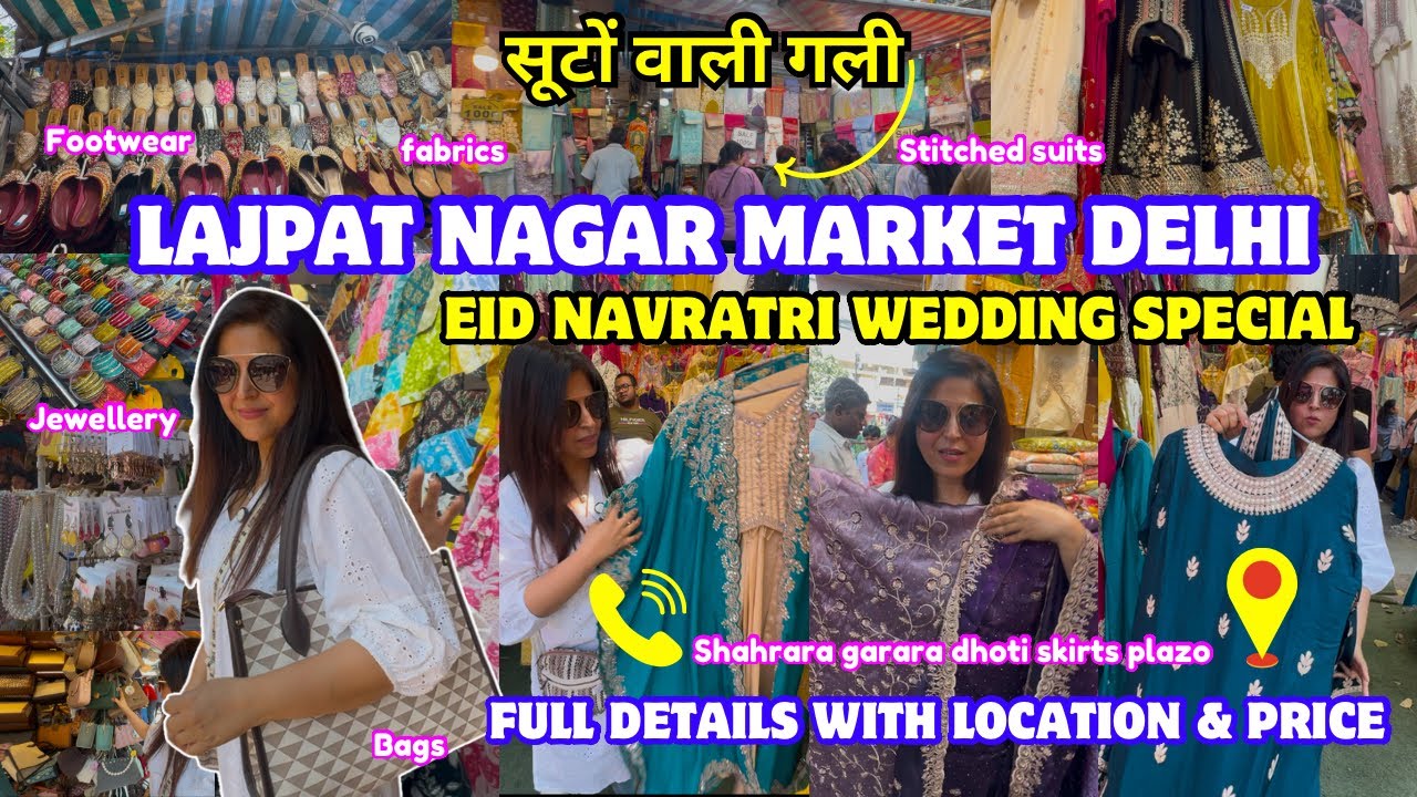 Lajpat Nagar Delhi latest video | Lajpat Nagar Central Market | Delhi Market | LAJPAT NAGAR MARKET