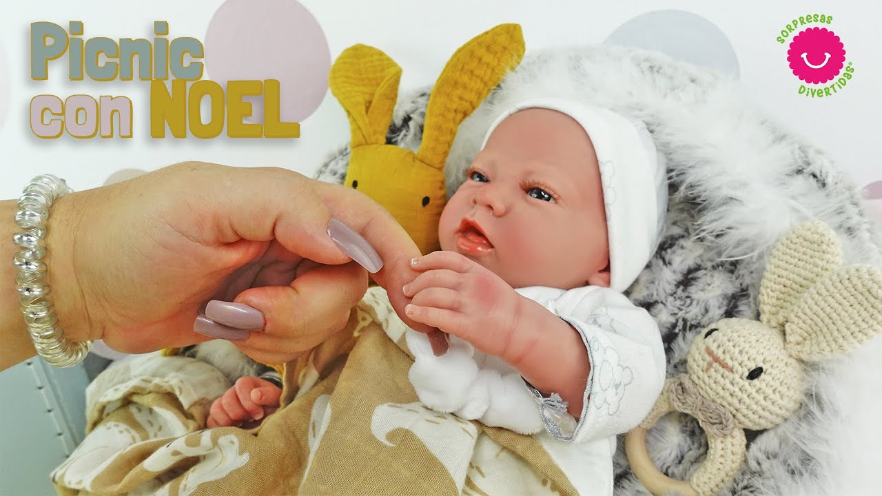 Rutina de comida completa con mi Bebé REBORN Noel ✩ En formato PÍCNIC