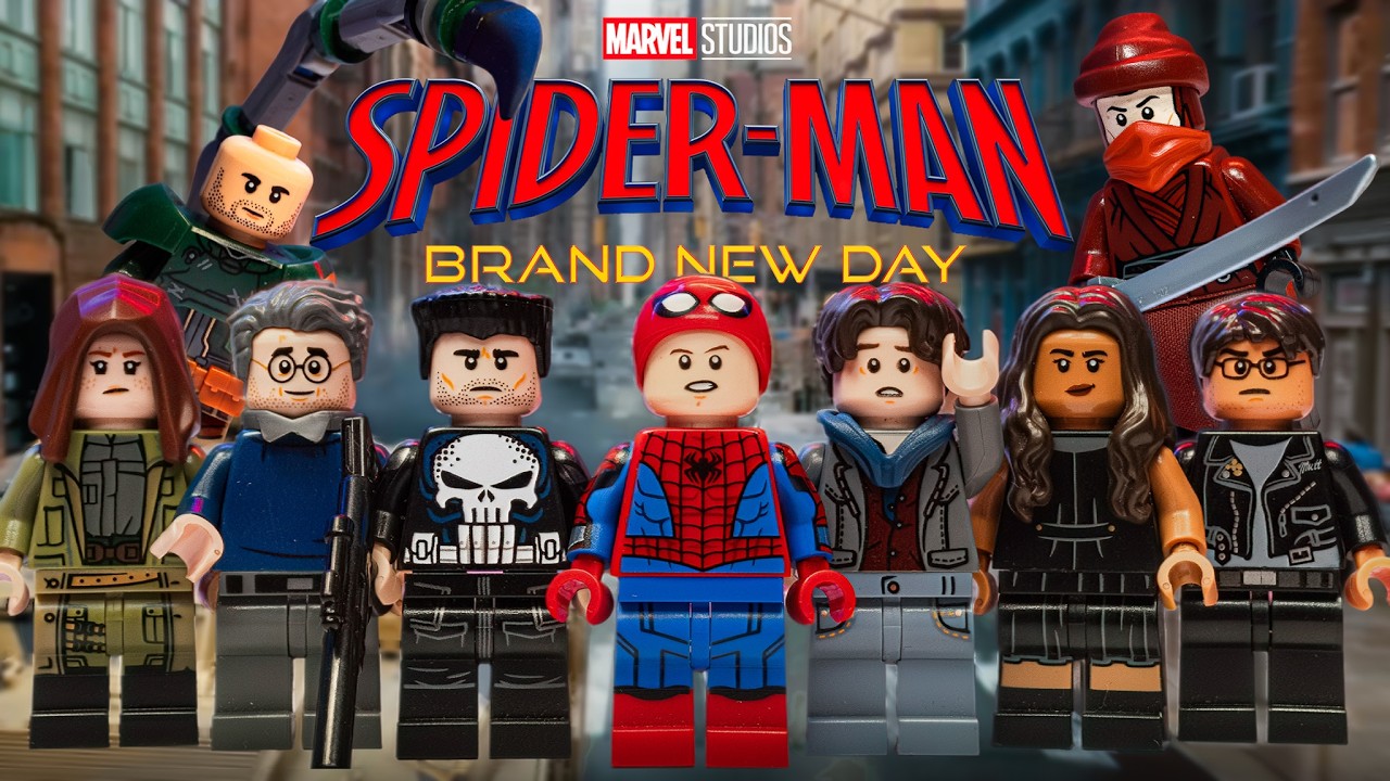 ПЕРВЫЙ ВЗГЛЯД!!! Кастомные минифигурки LEGO Человек-паук Brand New Day 🕷💥