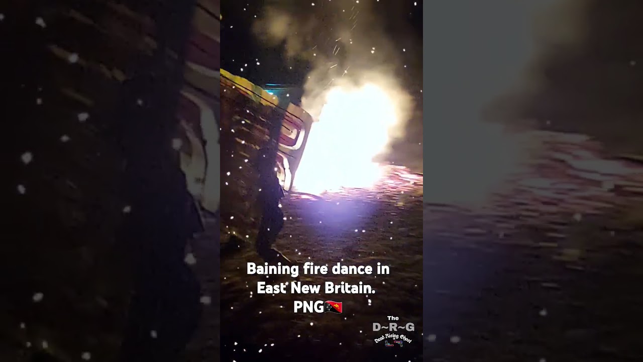 The famous Baining fire dance, East New Britain. 