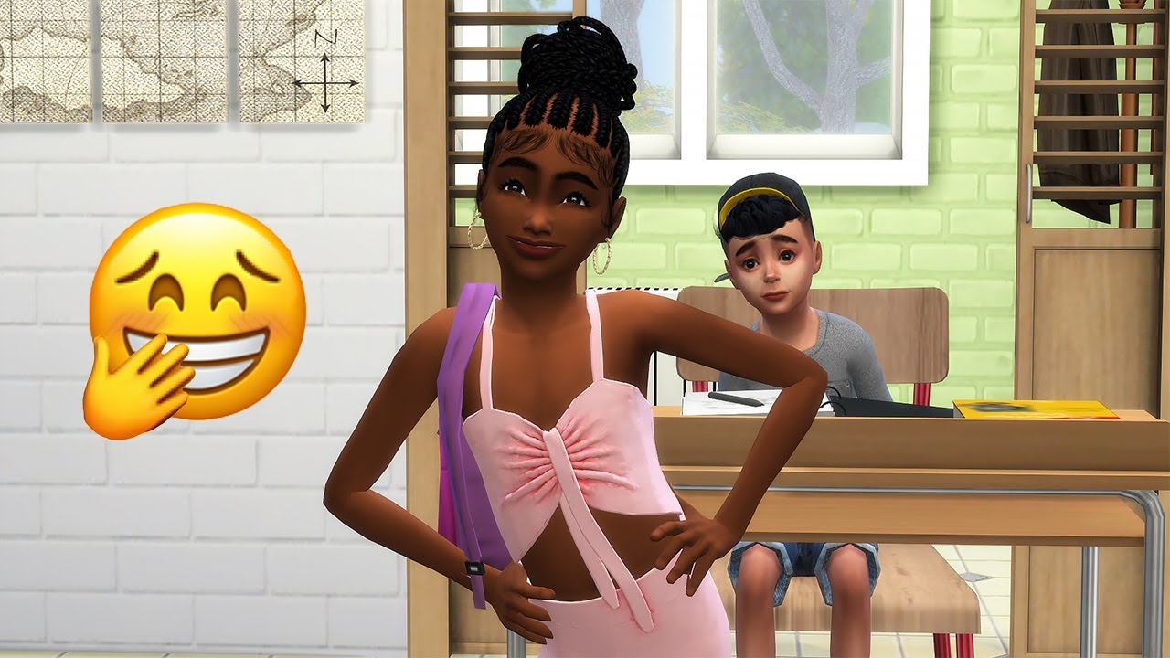 WORE A CROP TOP FOR MY CRUSH l MESSY l SIMS 4