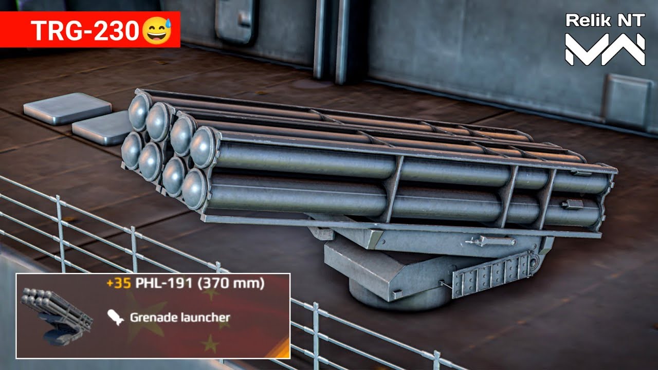 PHL-191 (370 mm) Vip Grenade Launcher Review - Modern Warships Alpha Test 