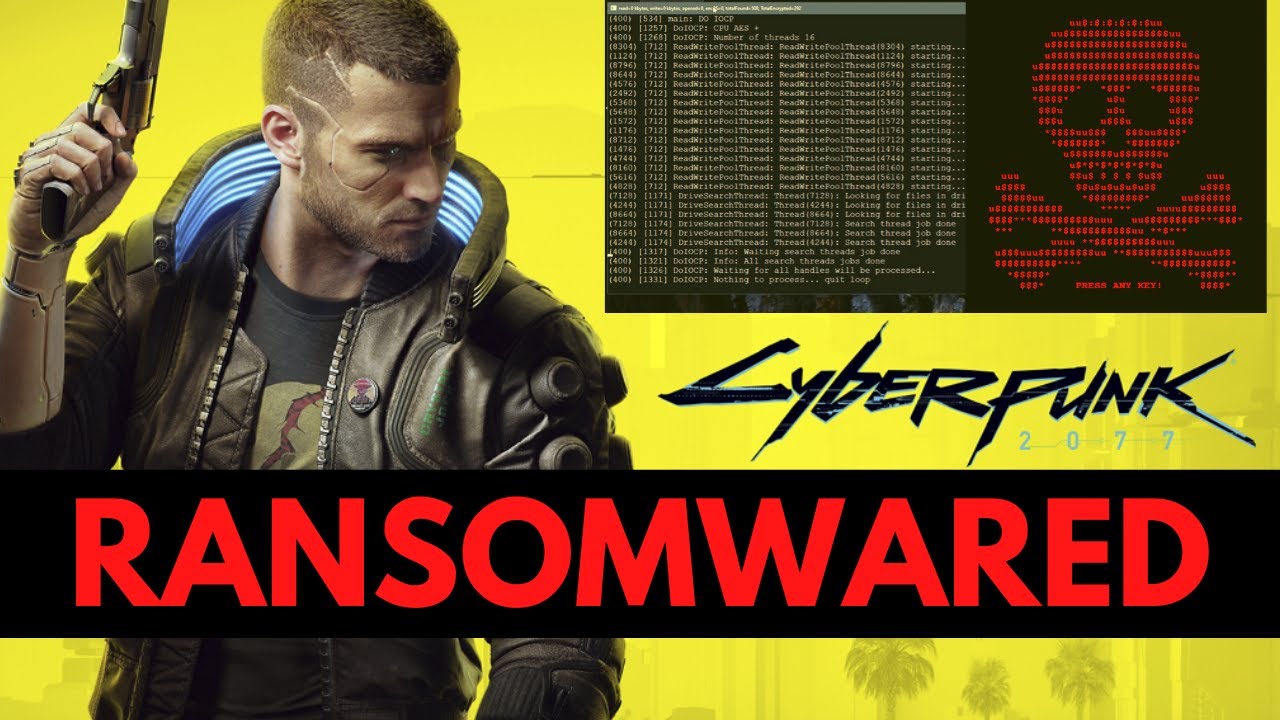 Cyberpunk's Company Hacked by HelloKitty Ransomware: Live Demo