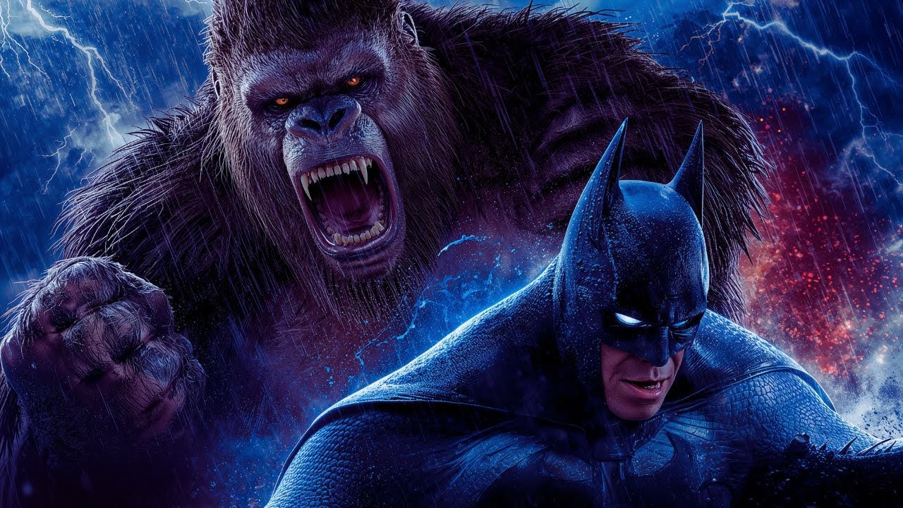 Kong & Batman vs. The River Titan – Gotham’s Final Battle