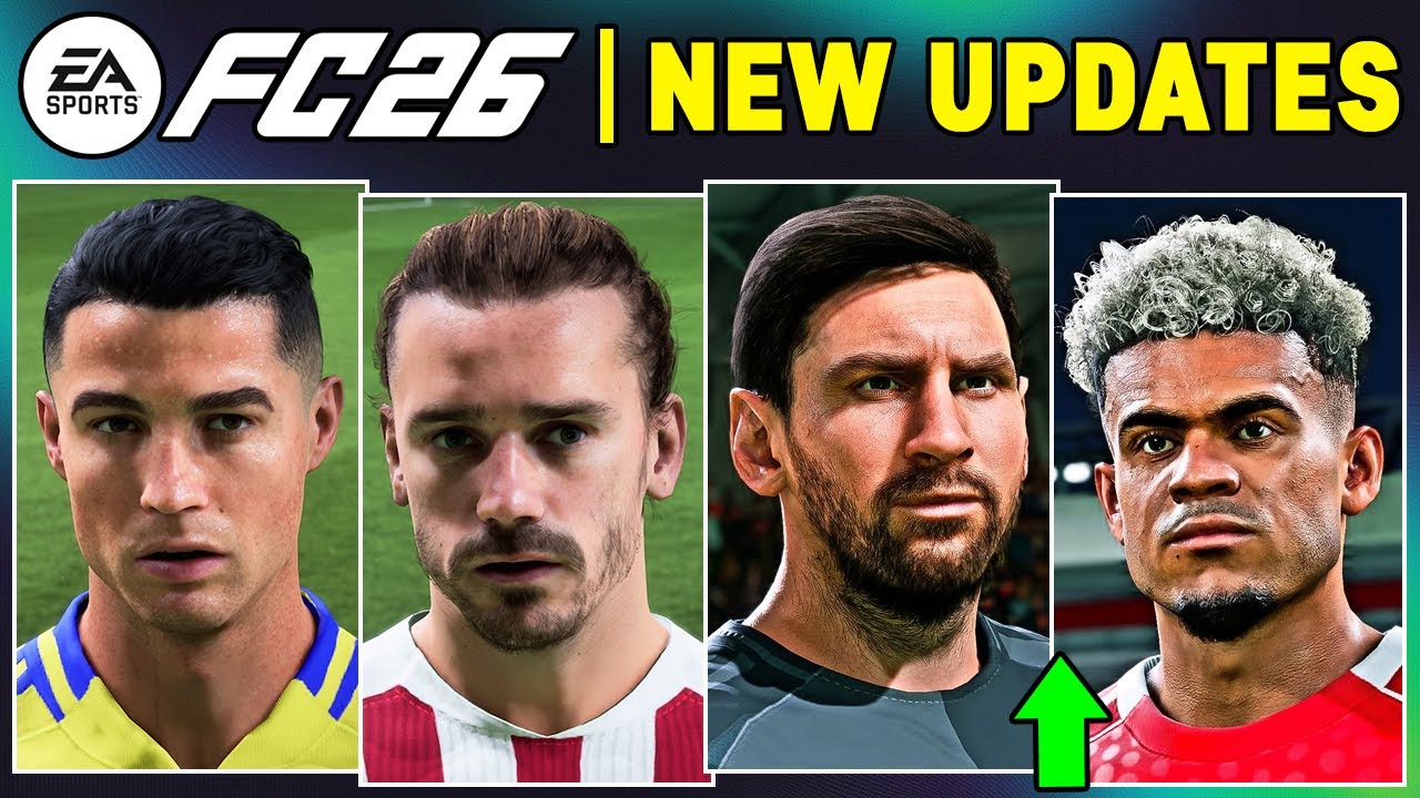 EA FC 26 NEWS | ALL 100 UPDATED REAL FACES & MANY NEW CONFIRMED ✅