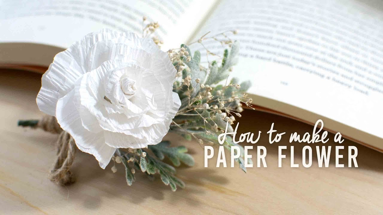 DIY Paper Flower | Simple and Unique Boutonniere