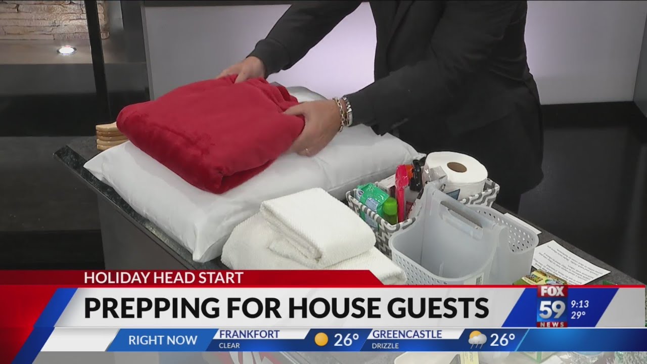 Organizer gives tips on prepping for house guests