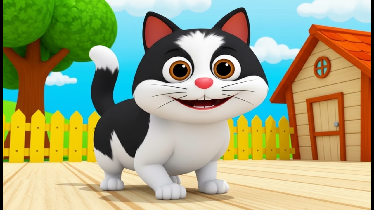 Meow Meow Billi Karti | Hindi Rhyme For Kids | म्याऊ म्याऊ | Balgeet In Hindi | Funny Cat Song 410