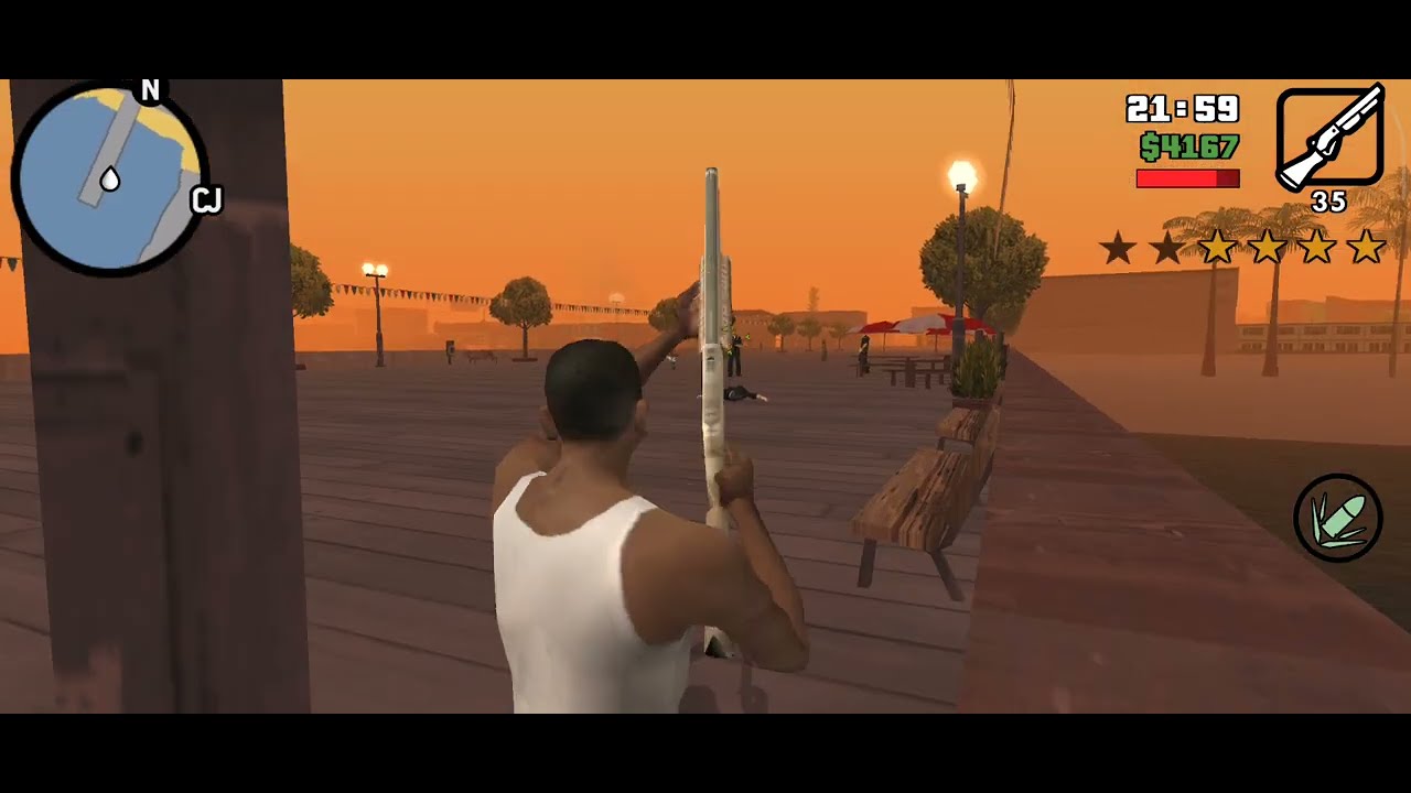 GTA San Andreas/police kee plan mare pecha par gaya