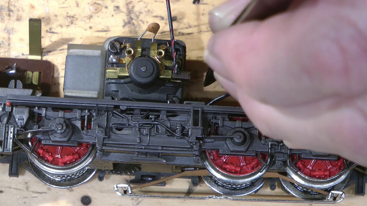 Wolfgangs Märklin  Modell Bahn ,E 104  Kosten günstiger Umbau auf Digital