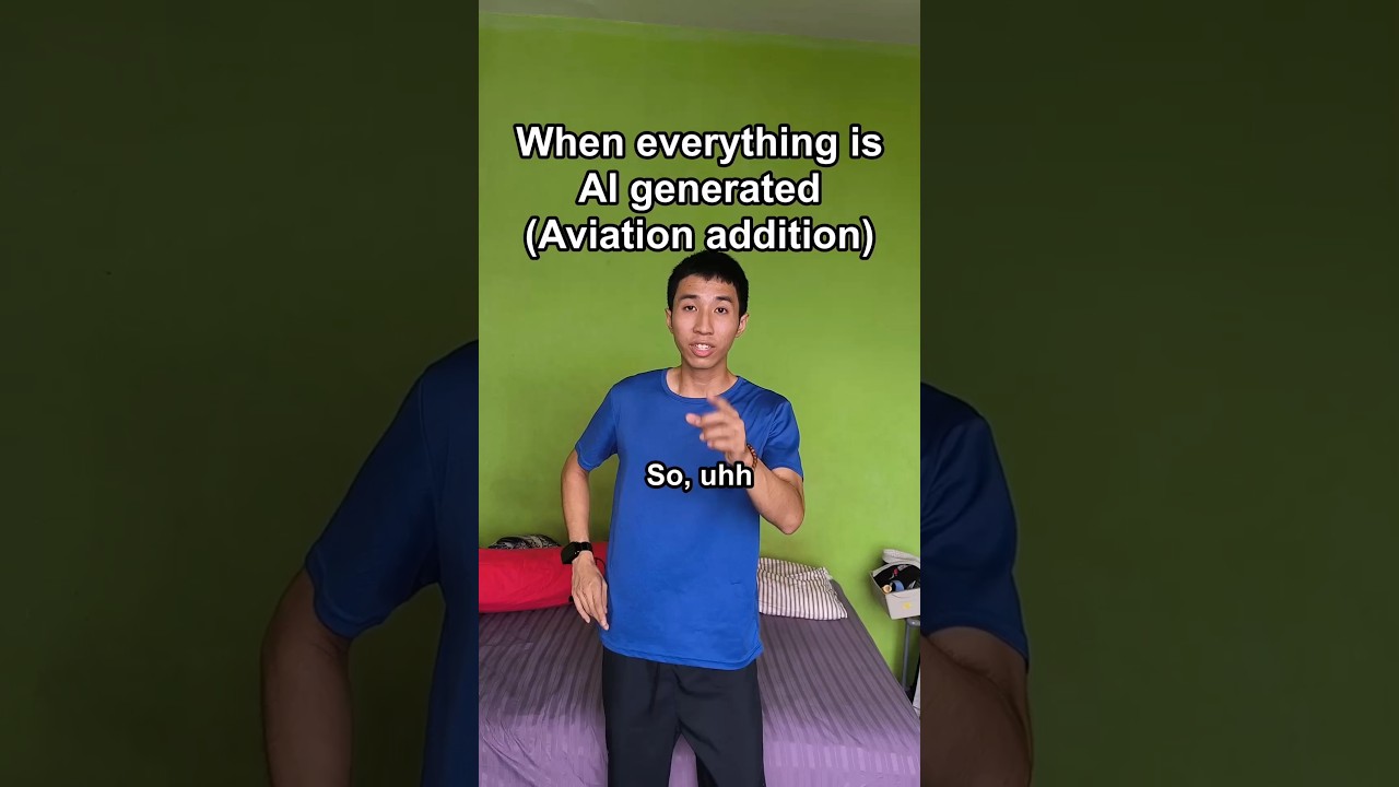 When EVERYTHING is AI generated (Aviation addition) #shorts #reels #memes #fyp #plane #aviation