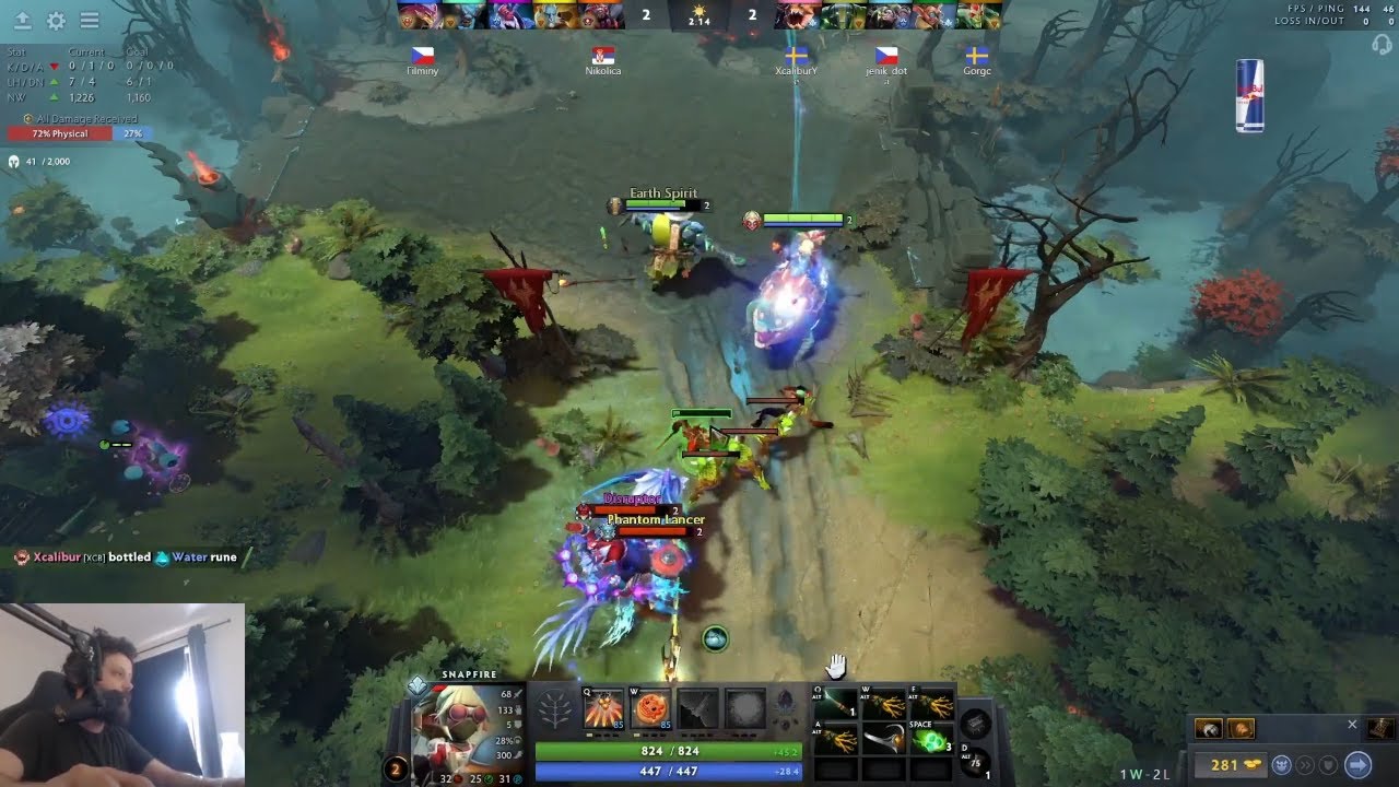 Gorgc BABYRAGE after being outplayed by disruptor