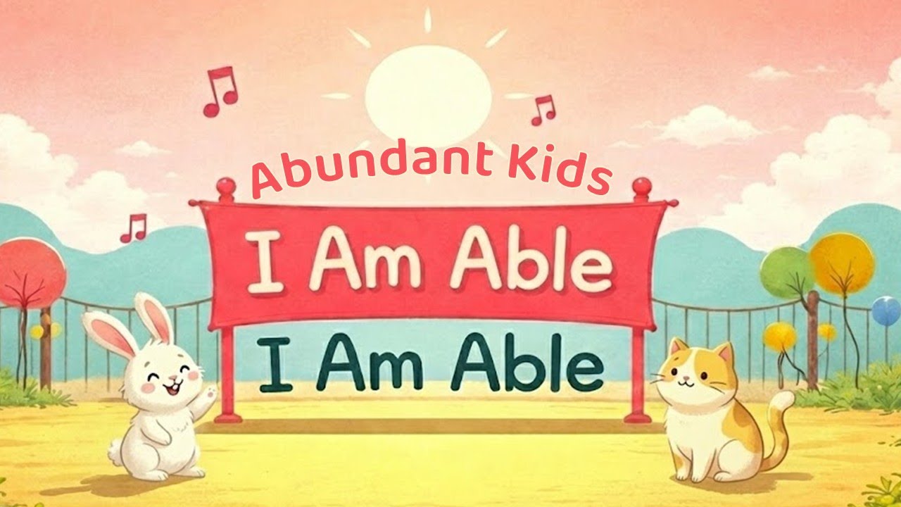 I Am Able, Inspired Kids Song, Children Character Building
