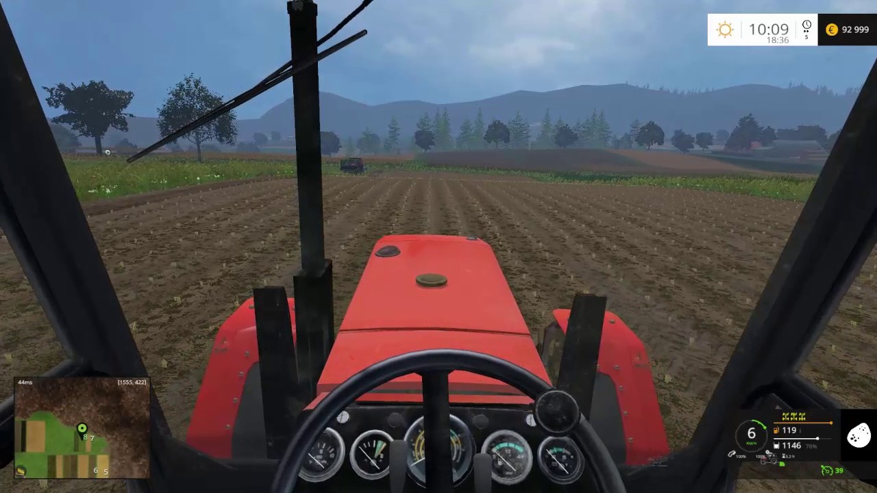 FS15 Realia Wsi v2 #17 Powrót głupiego i ... glupiego :D Kopanie ziemniaków