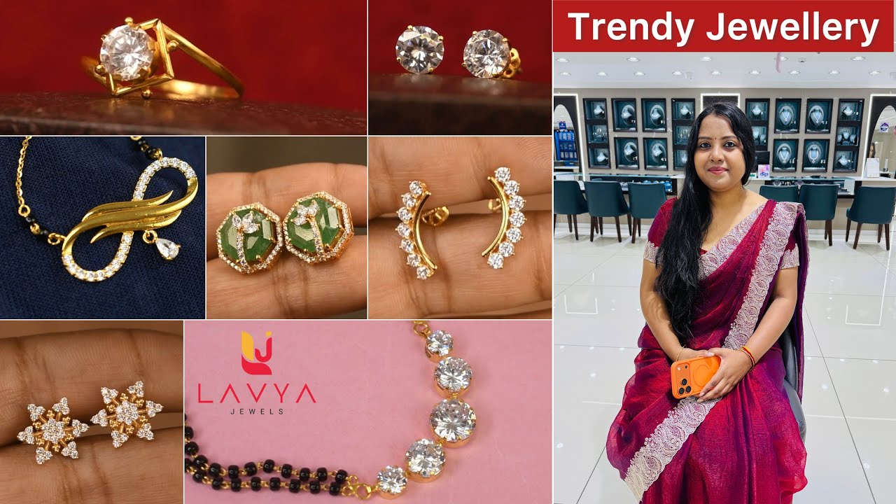Exclusive 14KT - 22KT Gold stud, Mangalsutra & Bracelet trendy designs in Budget friendly 