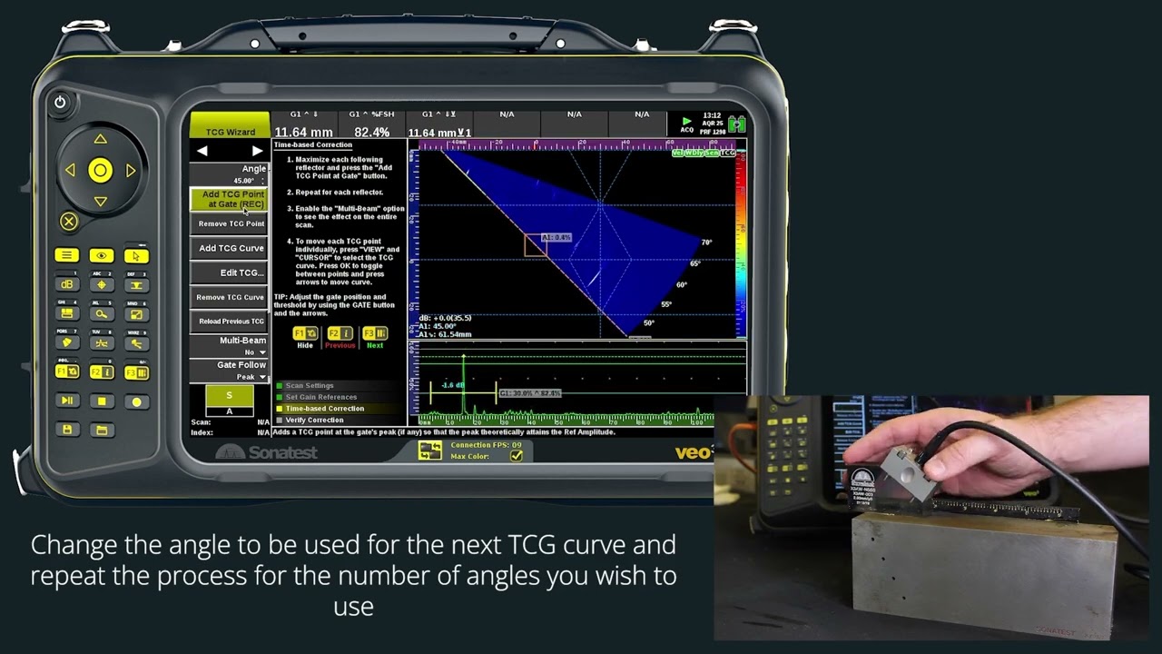 Veo3 - How to carry out TCG Calibrations