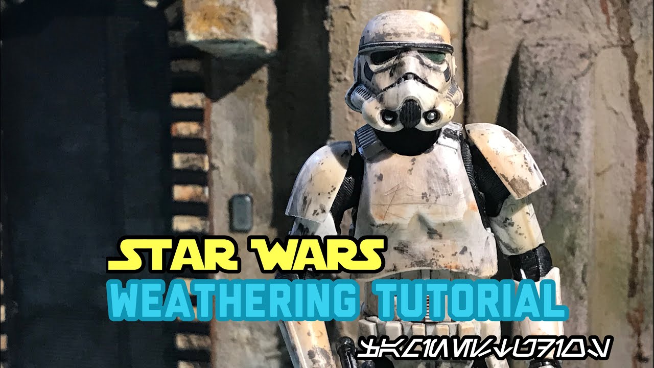 Stormtrooper Weathering Tutorial! Hasbro Black Series DIY