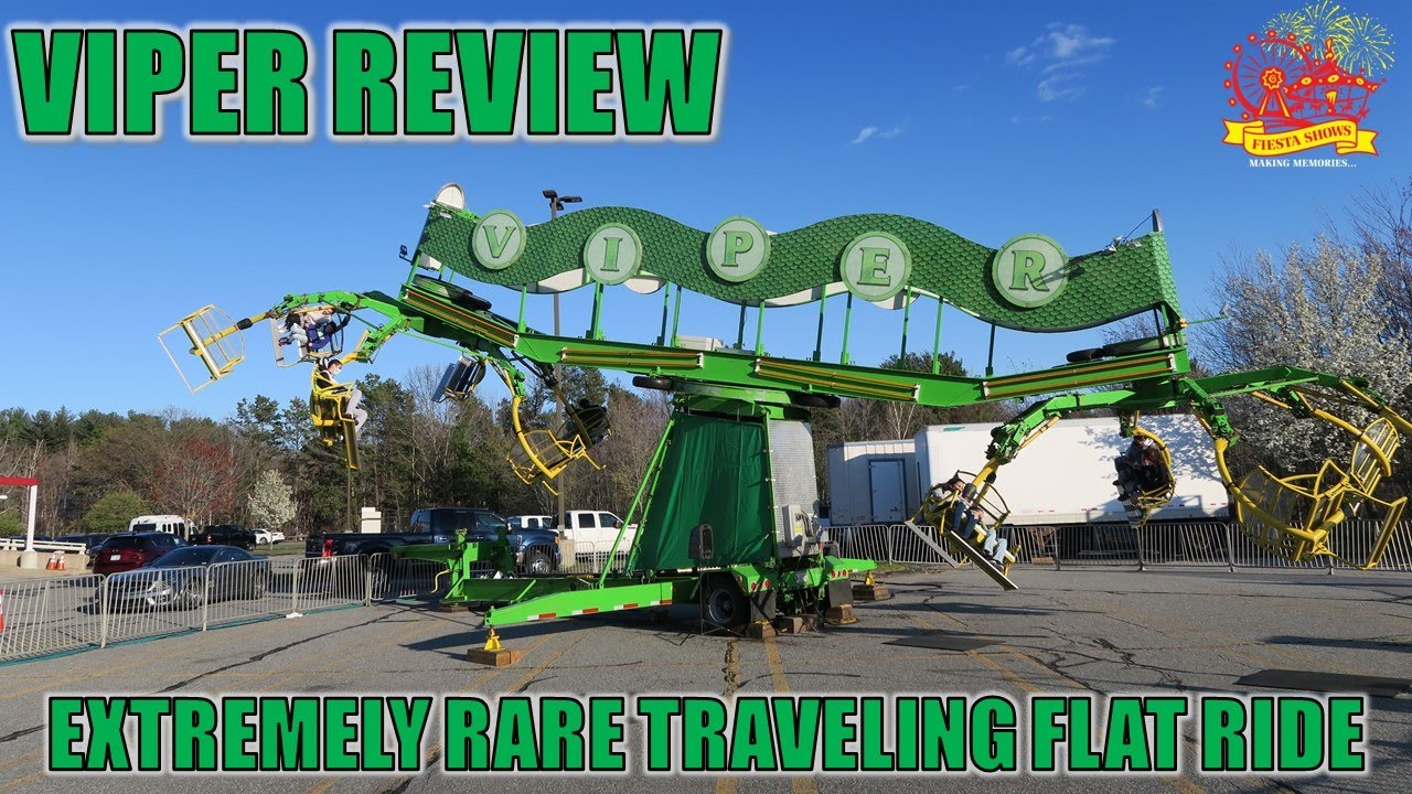 Viper Review, Fiesta Shows Rare Spinning Ride | Venture Rides Cobra