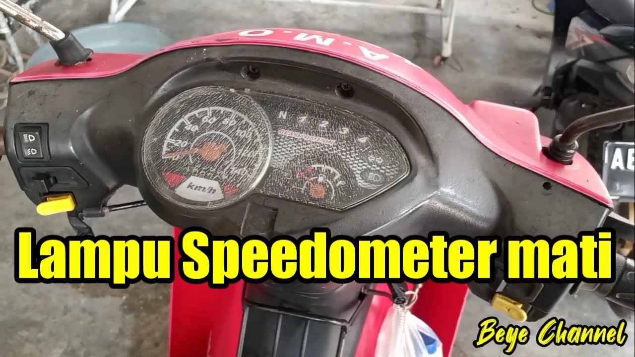 Cara mengganti lampu speedometer smash 