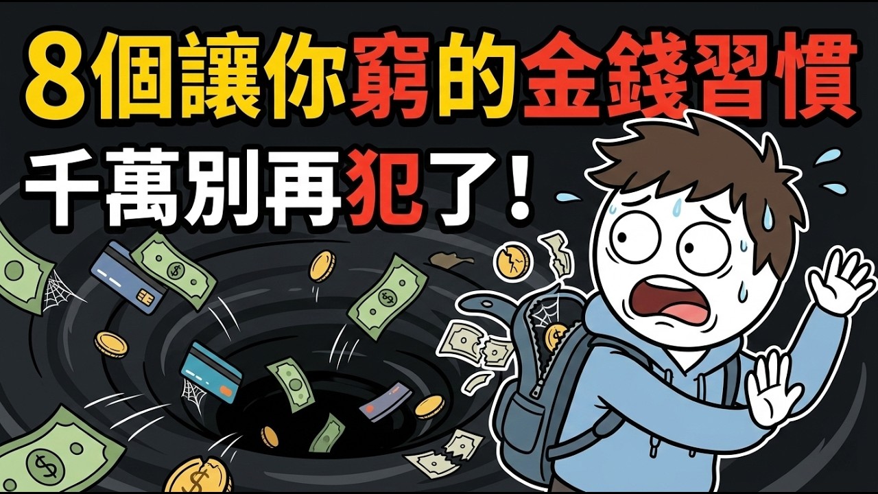 8個讓你窮的金錢習慣，千萬別再犯了！