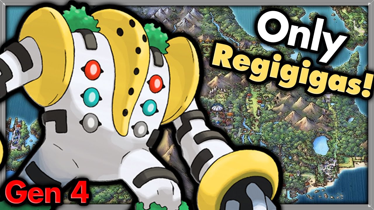 Can I Beat Pokemon Platinum with ONLY Regigigas? 🔴 Pokemon Challenges ► NO ITEMS IN BATTLE
