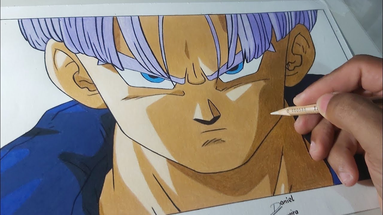Desenhando Trunks Passo a Passo Em Tempo Real (Drawing Trunks Step By Step In Real Time)-Daniel Arts