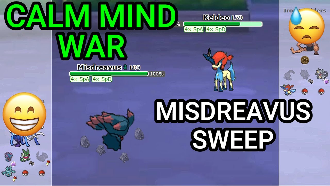 Epic Misdreavus Sweep! (Pokemon Showdown Random Battles) (High Ladder)