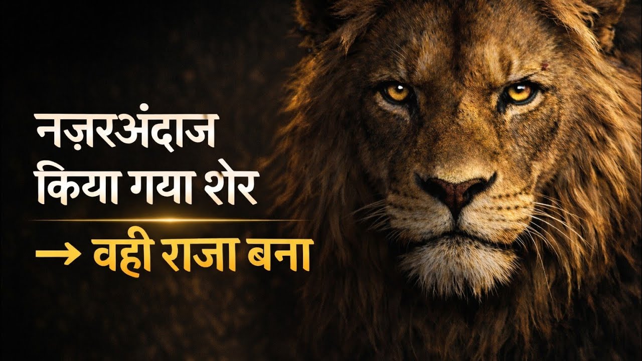 जिसे सबने नज़रअंदाज़ किया… वही शेर राजा बन गया 🦁👑 | lion motivational story in Hindi  