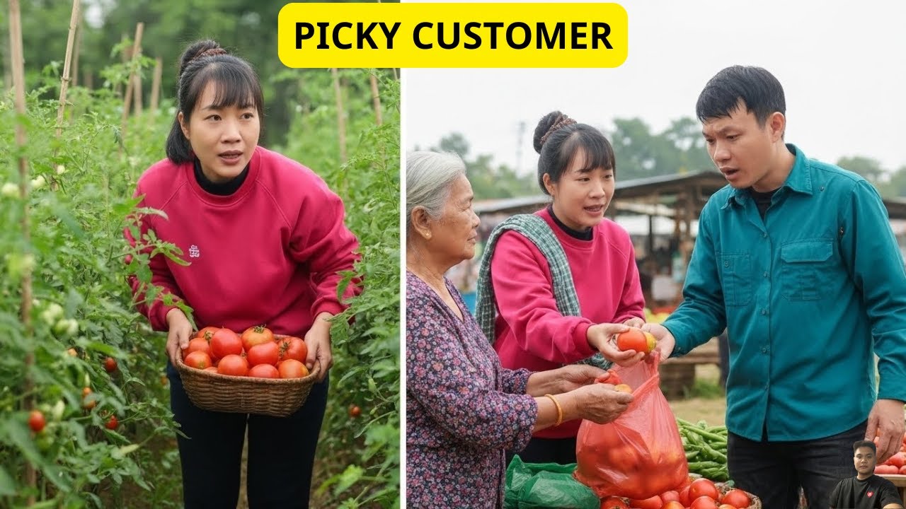 A Picky Customer at the Market… But One Kind Act by Huyen Changed Everyone’s Attitude