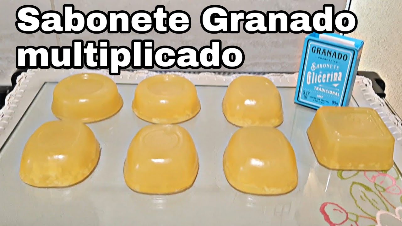 FAÇA MULTIPLICAÇÃO DO SABONETE GRANADO fica duro igual do mercado ótimo pra venda