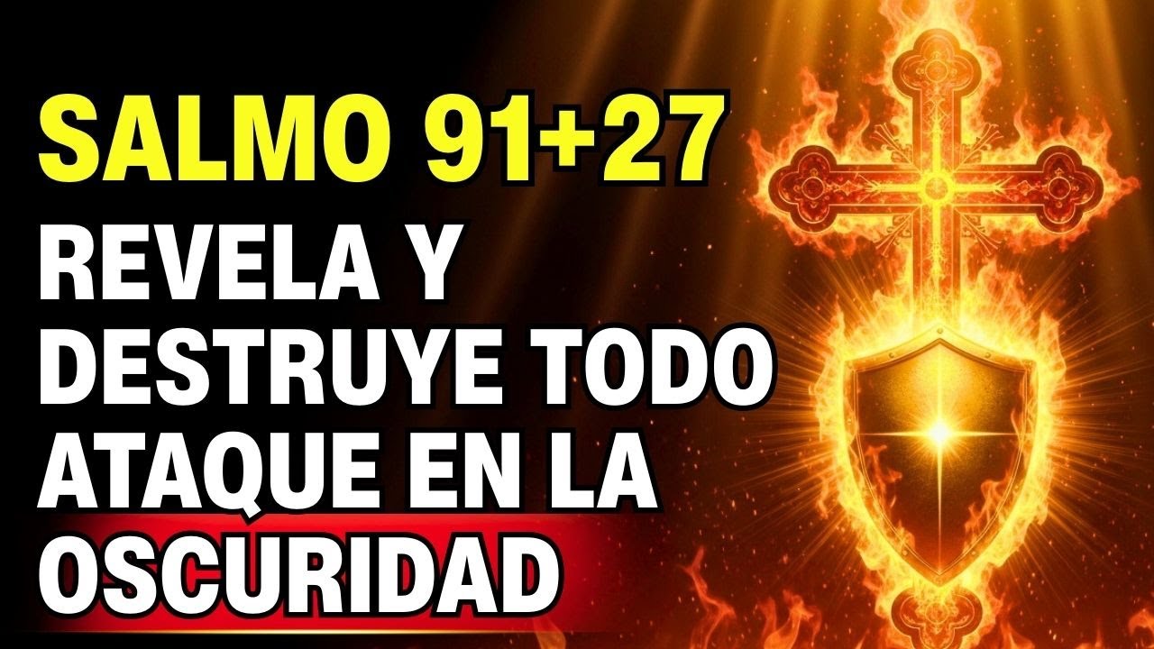 🔥 Salmo 91+27: Dios REVELA quién te ataca en la oscuridad, el fuego del cielo responde ahora