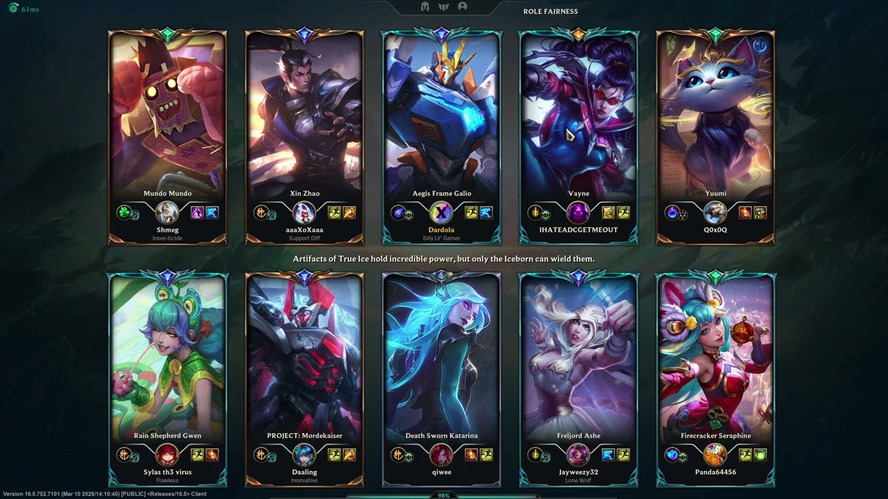 03 14 2026 #3 Galio Vs Katarina (Smurf)