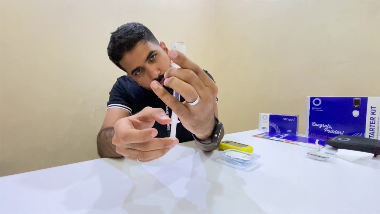 طريقة تغيير مضخه الانسولين اومني بود OMNIPOD