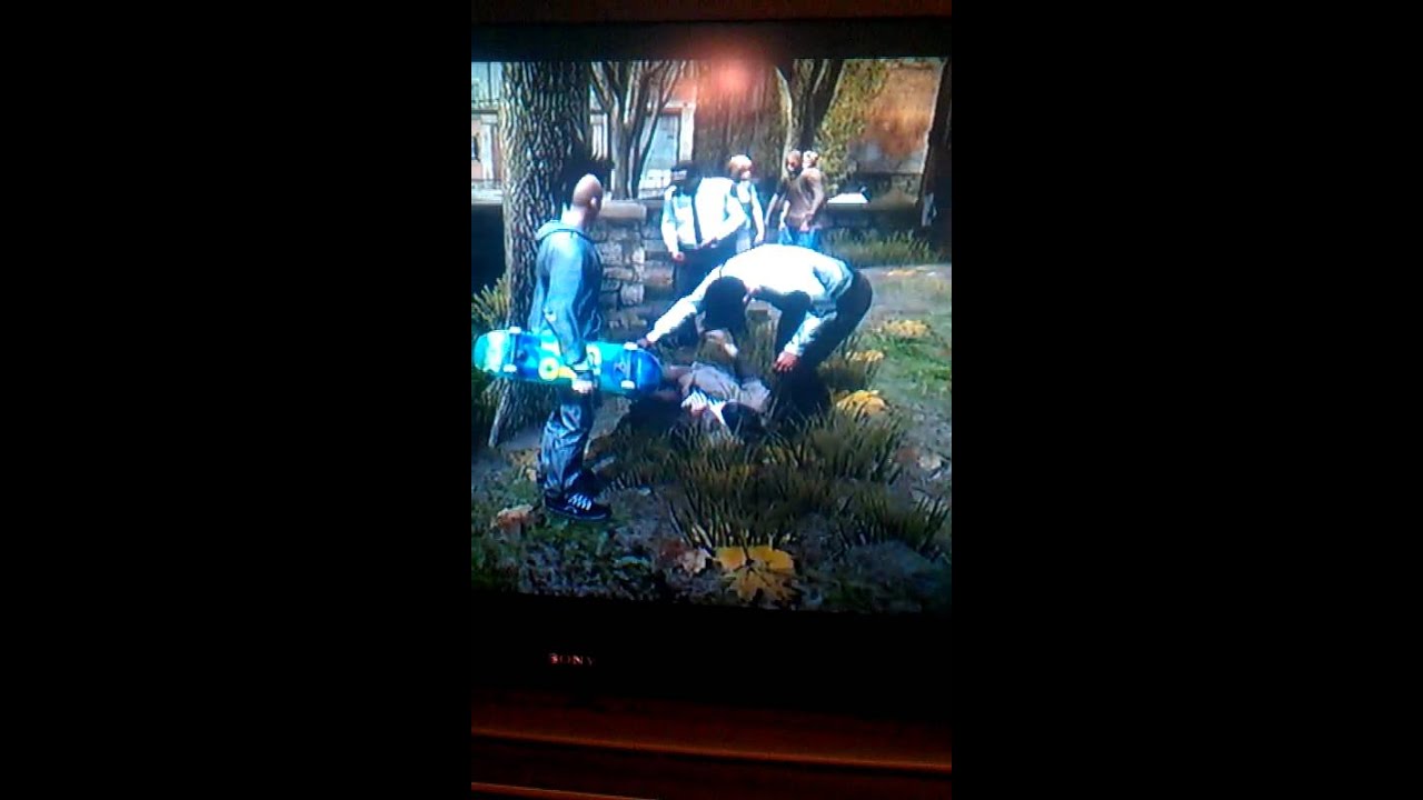 Police trying to wake hobo