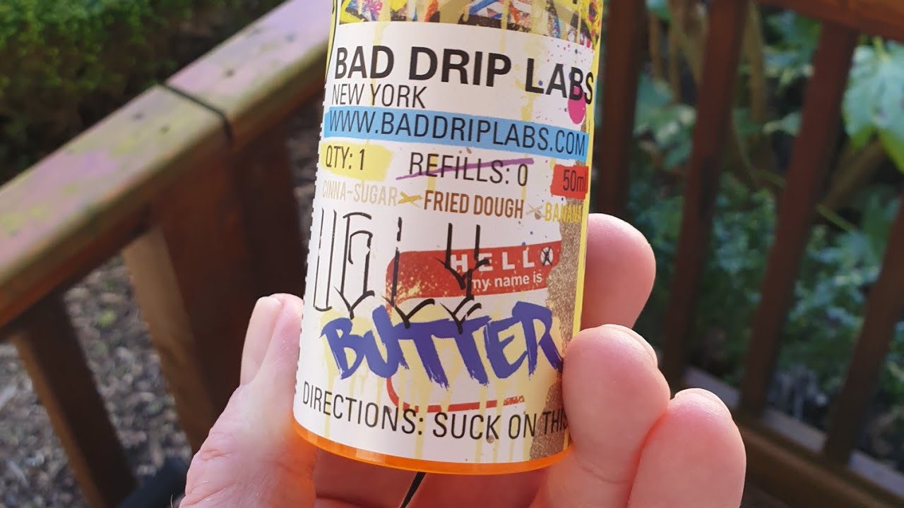 Bad Drip, eliquid UGLY BUTTER 70/30 vg pg