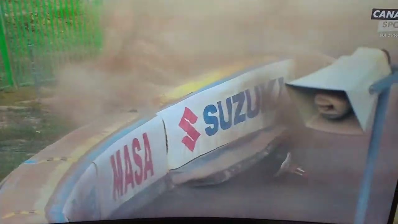 Crash Max Fricke Mateusz Szczepaniak 24.09.2022 finał pierwszej ligi