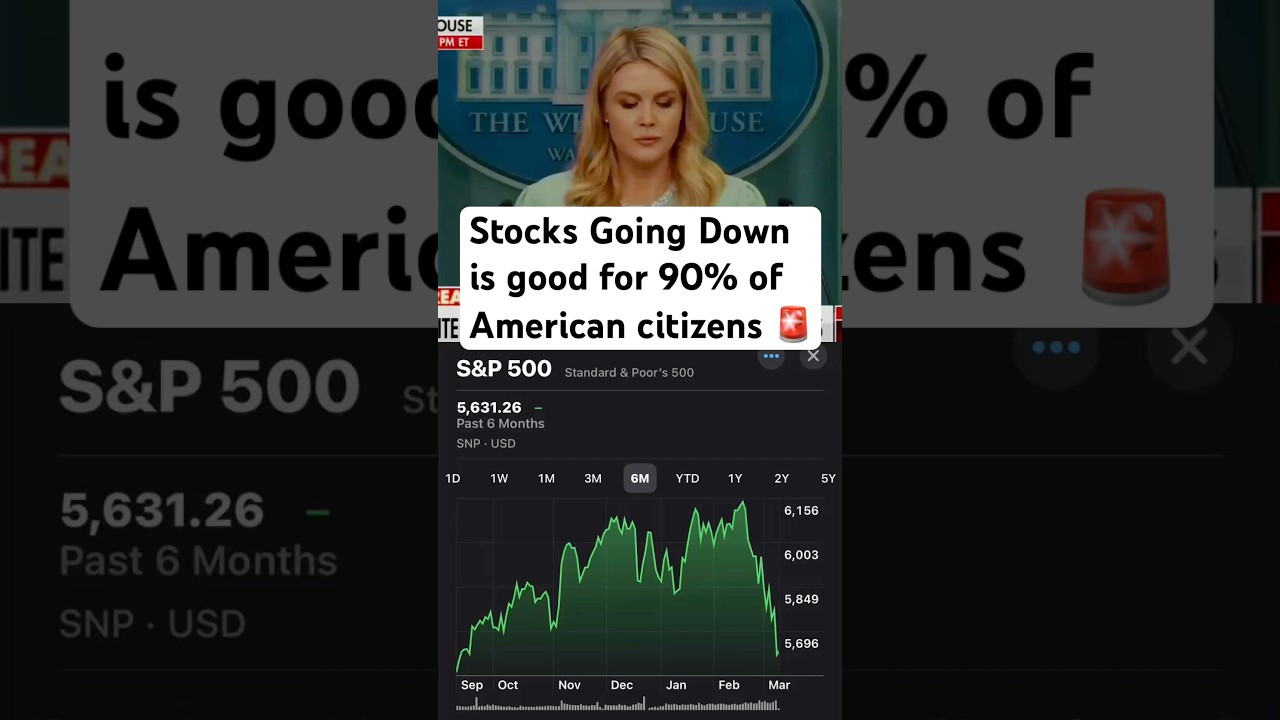 Why Stocks Going Down is Good for 90% of Americans
