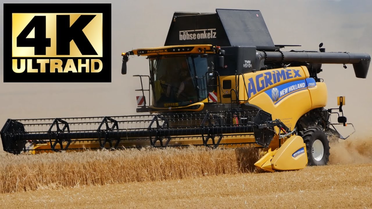 4k-AGRAR!!! AGRIMEX  / Ernte 2019 mit: New Holland CR9.80 - Mähdrescher [O.-Ton/keine Musik]..!!!]