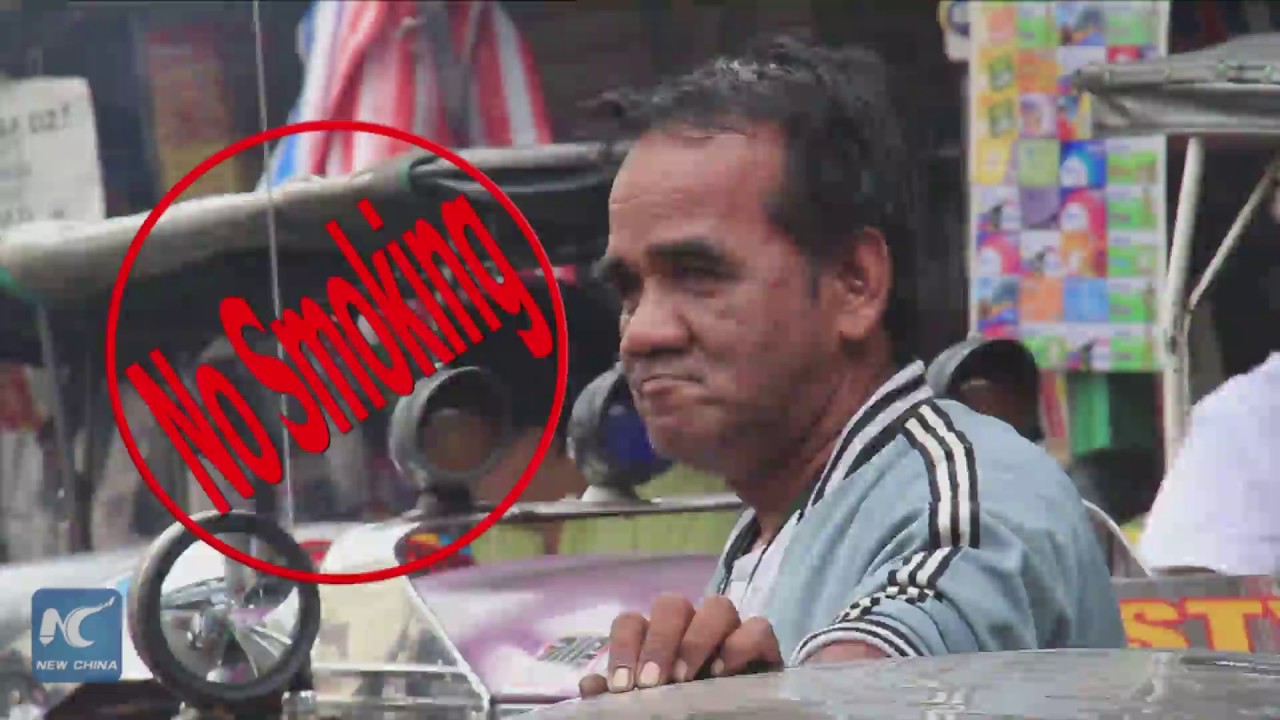 No smoking in public places in the Philippines: President