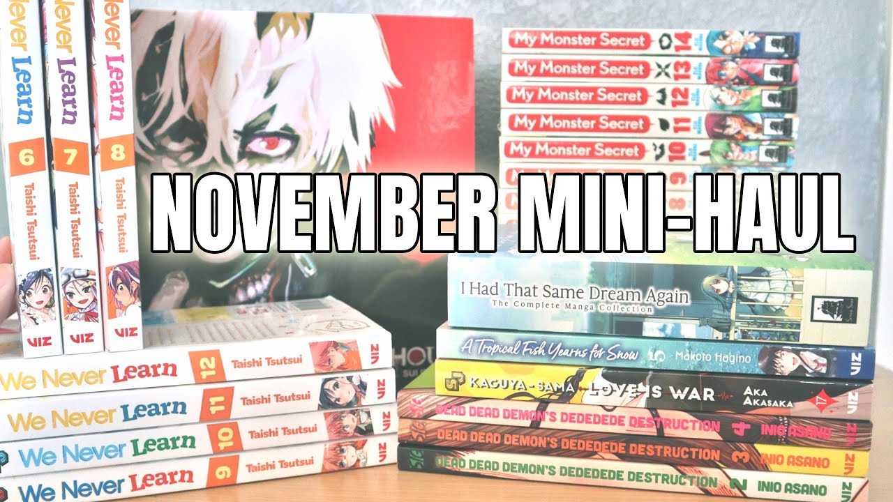 38 More Volumes! | November Manga Haul Part 2