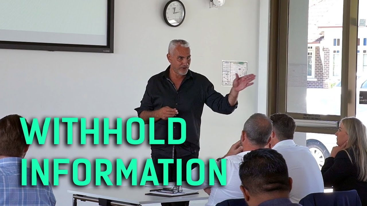 A Killer Technique to Win The Listing 🤓 Withhold Information