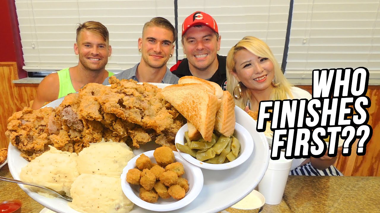 Texas Chicken Fried Steak Challenge w/ @Raina Huang and @Joel Hansen