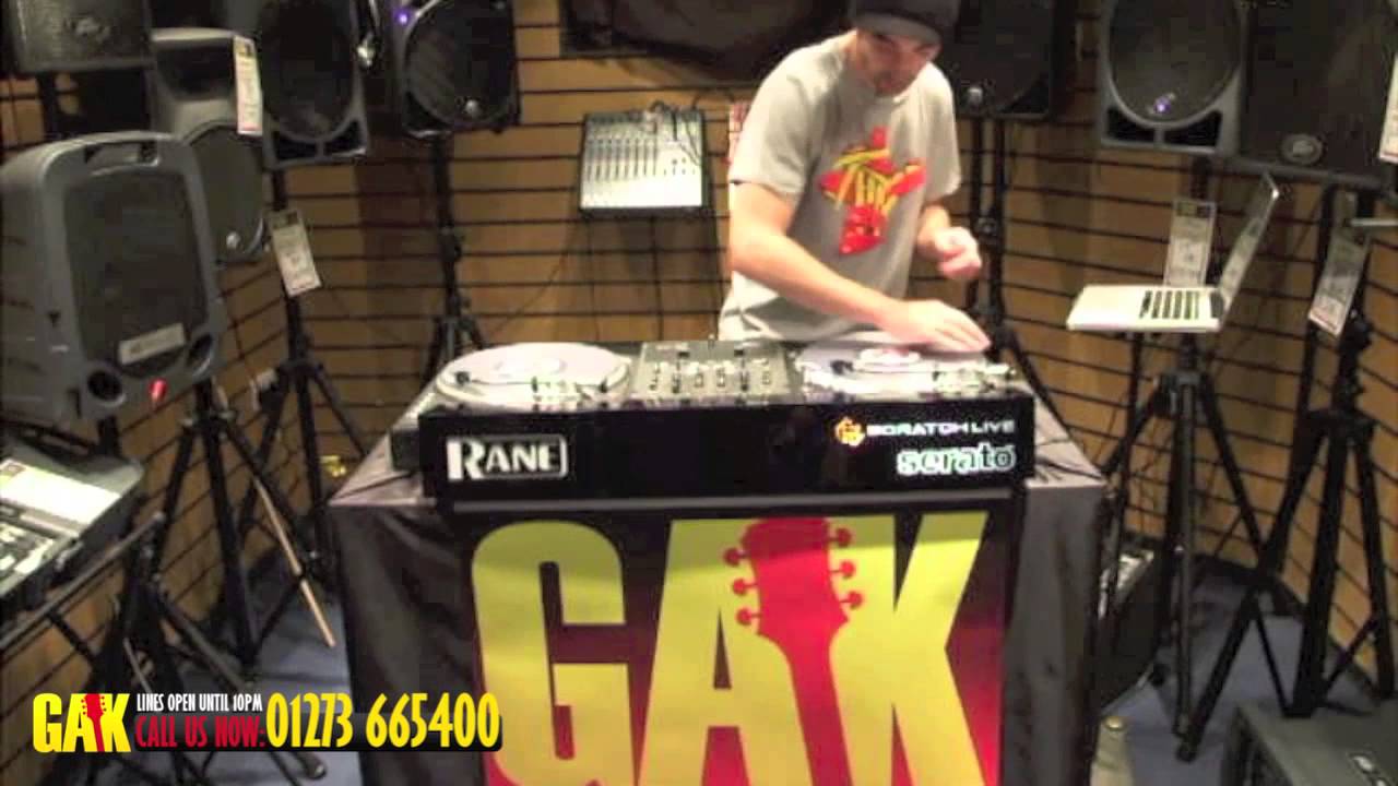 JFB using Rane SL3 Serato Scratch Live and a Rane Sixty One Professional DJ Mixer at GAK