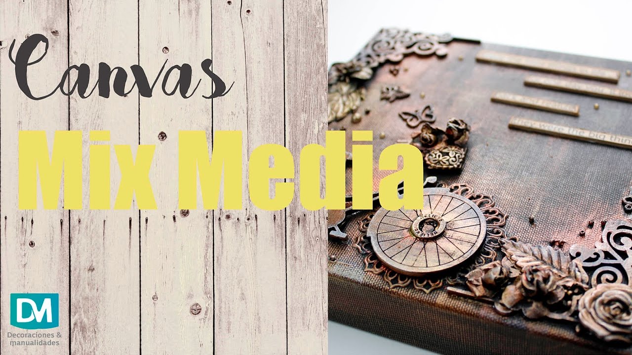 CANVAS MIXED MEDIA CON CRISTINA RADOVAN | DECOMAN