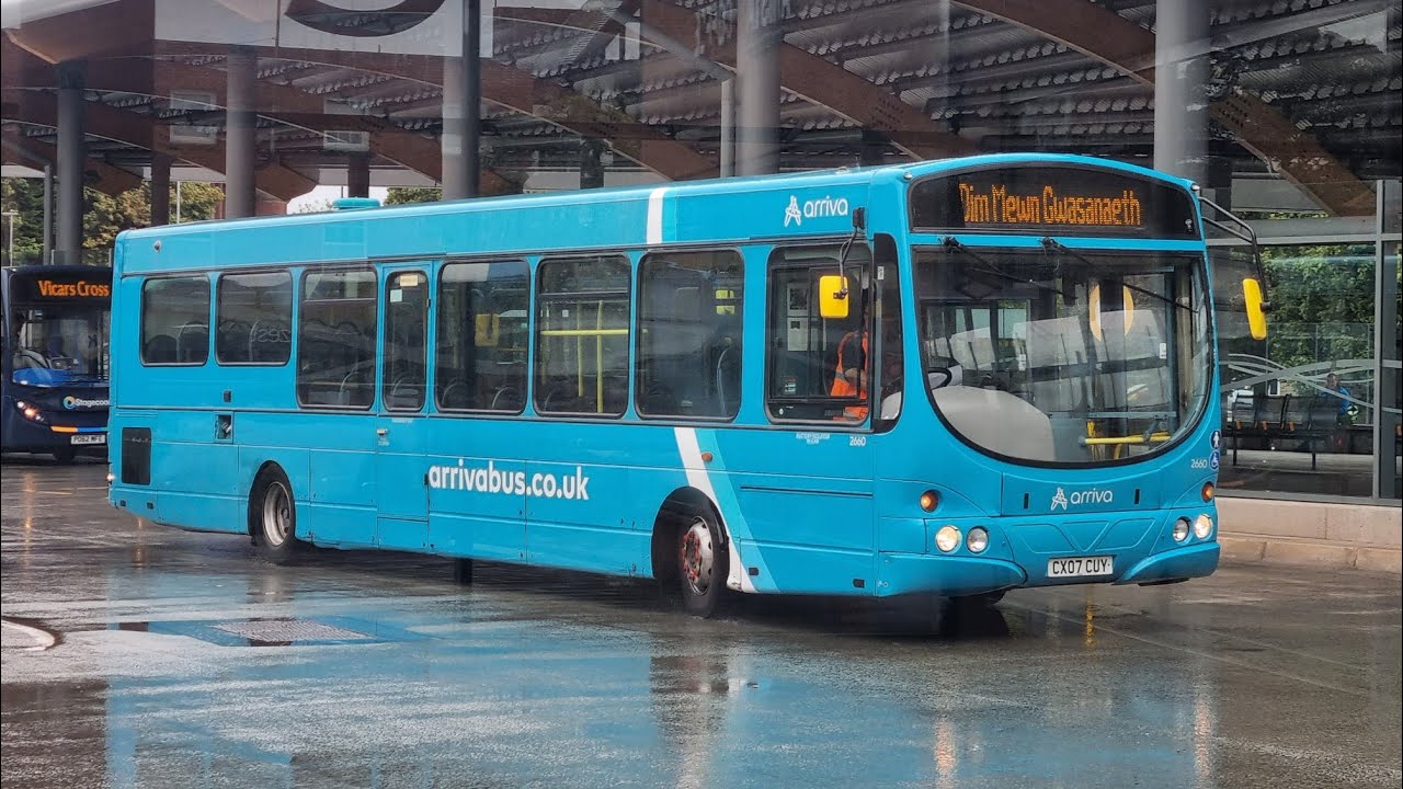 Decent! Arriva Buses Wales VDL SB200 Wright Pulsar 2660 CX07CUY - Route 4S