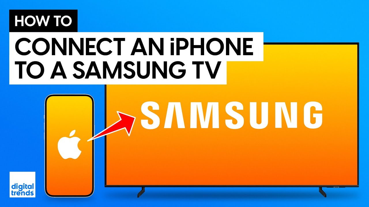How to Screen Mirror or Cast iPhone to Samsung TV