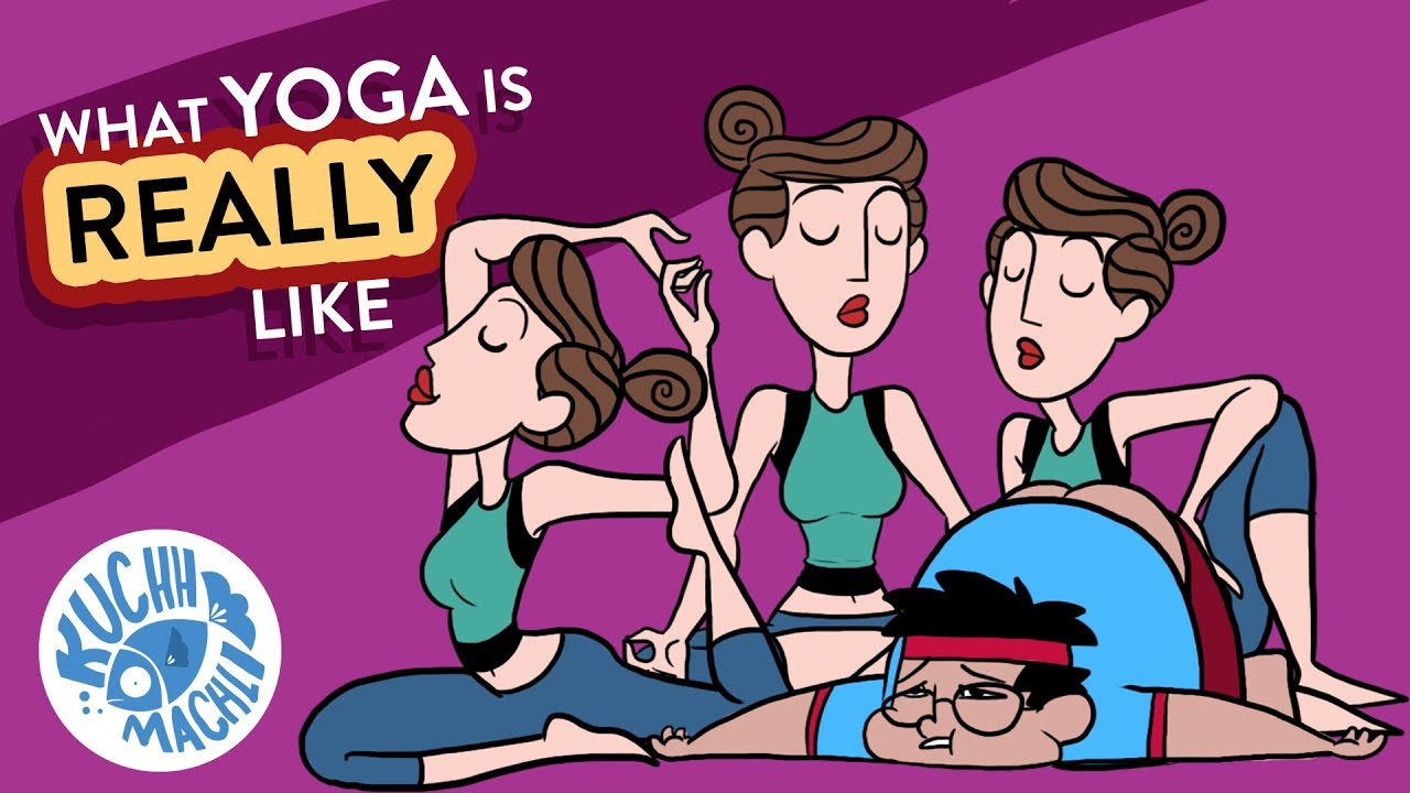 What Yoga is REALLY Like | Animated Short by Raghav | Kuchhmachli
